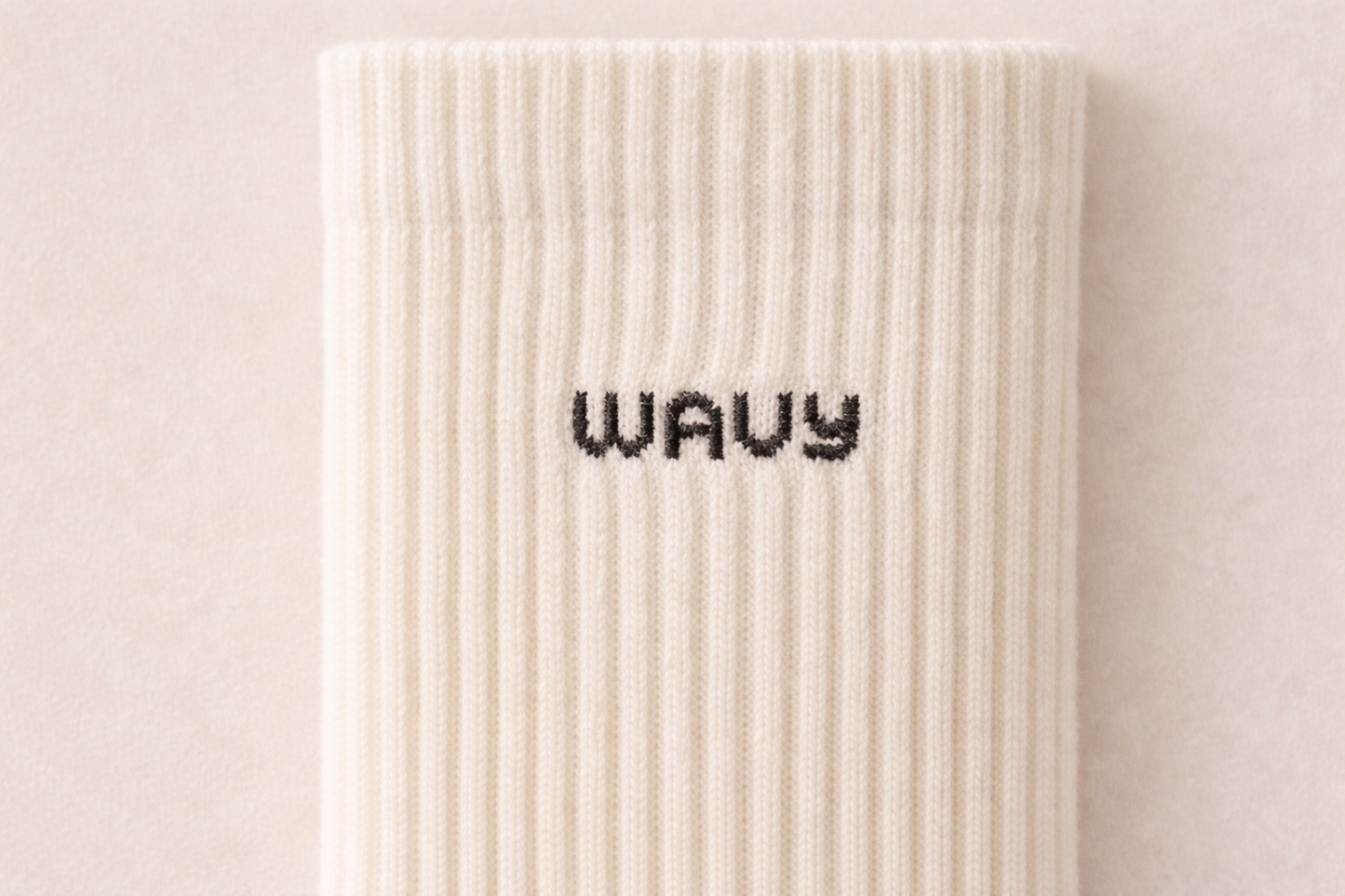 Wavy Socks Ivory