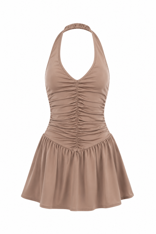 Chantelle Dress - Hazelnut