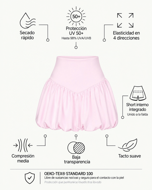 Marshmallow Skirt - Blush