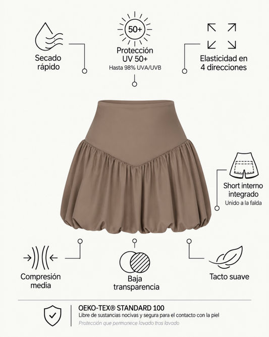 Marshmallow Skirt - Hazelnut