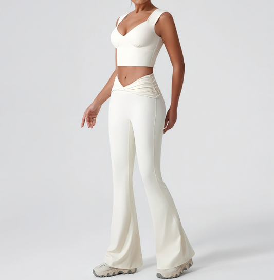 Ethereal Pant Set Vanilla Cream