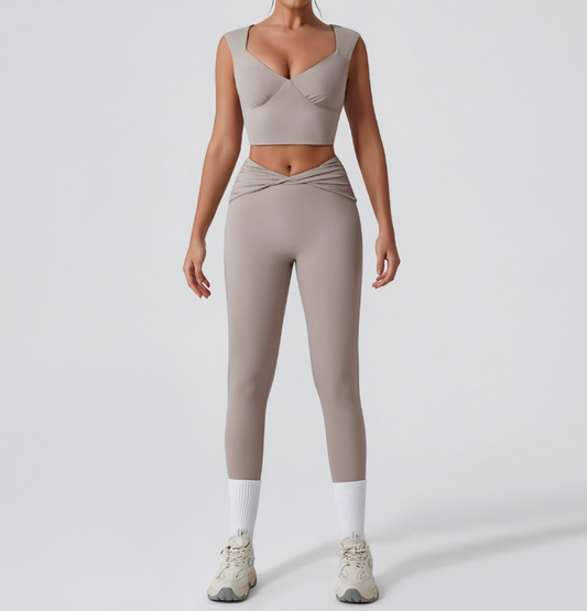 Ethereal Legging Set Taupe Neutral