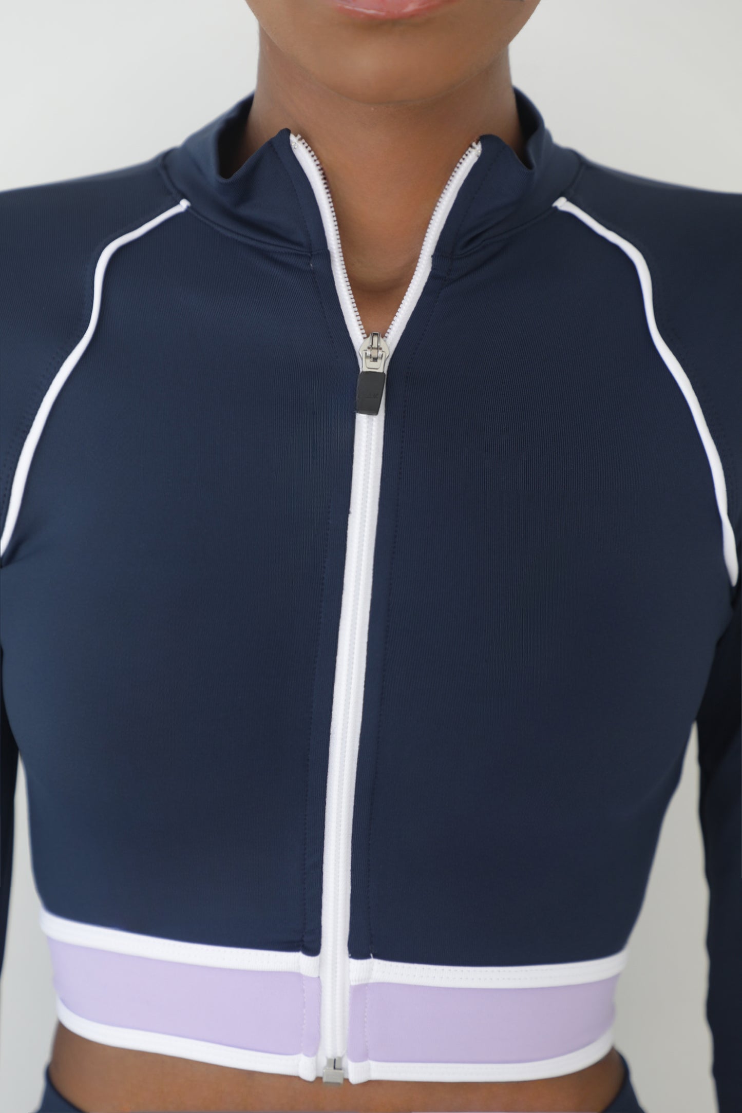 Reverie Long Sleeve Top Navy Blue