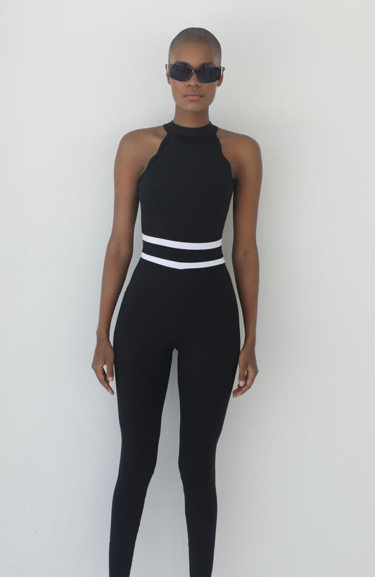 Fluid Horizon Unitard Black