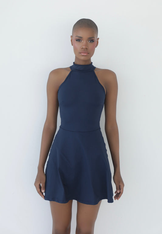 Delmare Dress Navy Blue