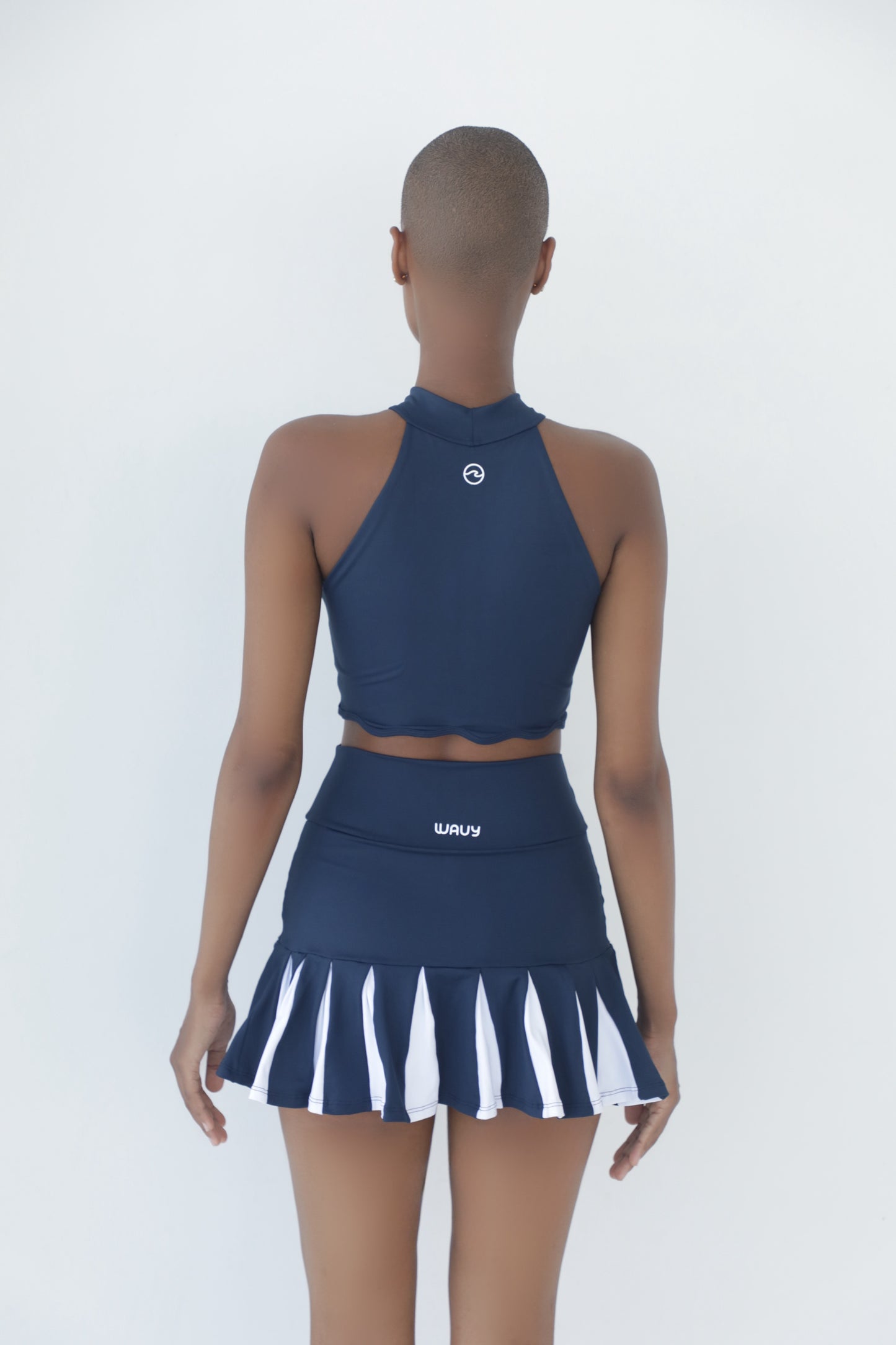 Nerina Skirt Navy Blue