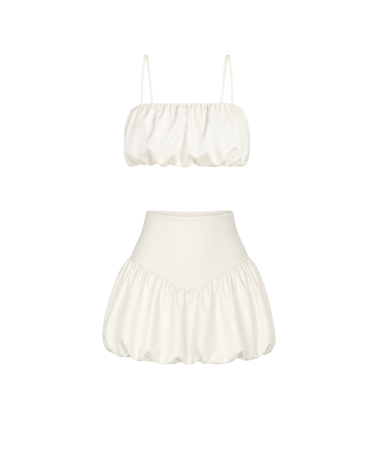 Marshmallow Skirt Set - Cream