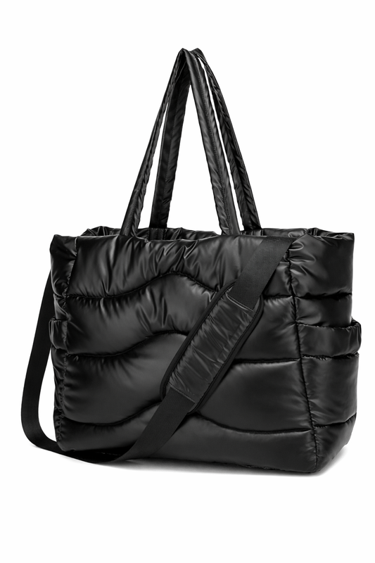 Puff Wavy Bag Black