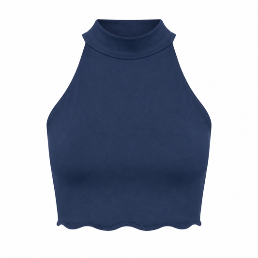 Nerina Top - Navy Blue