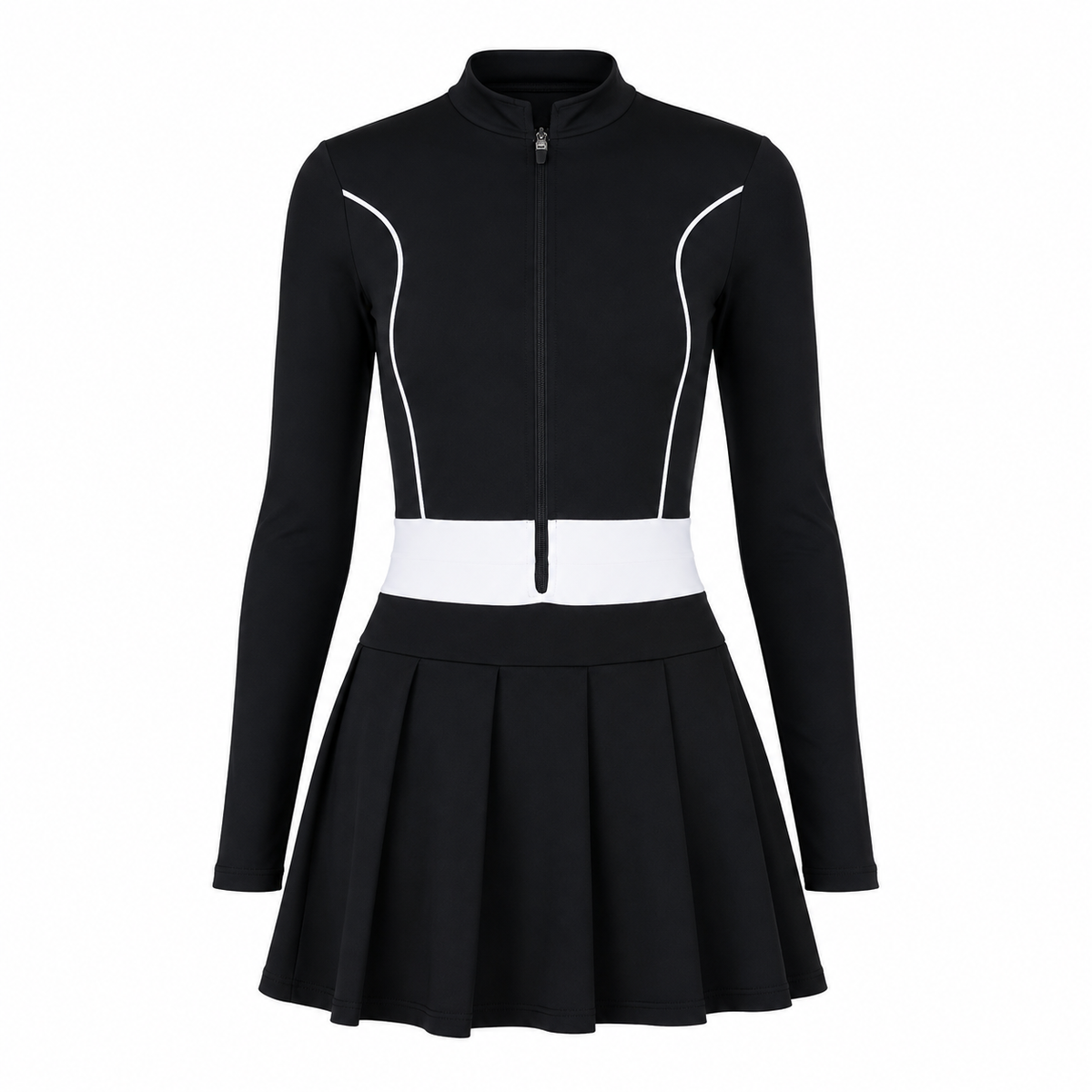 Ondina Long Sleeve Dress - Black