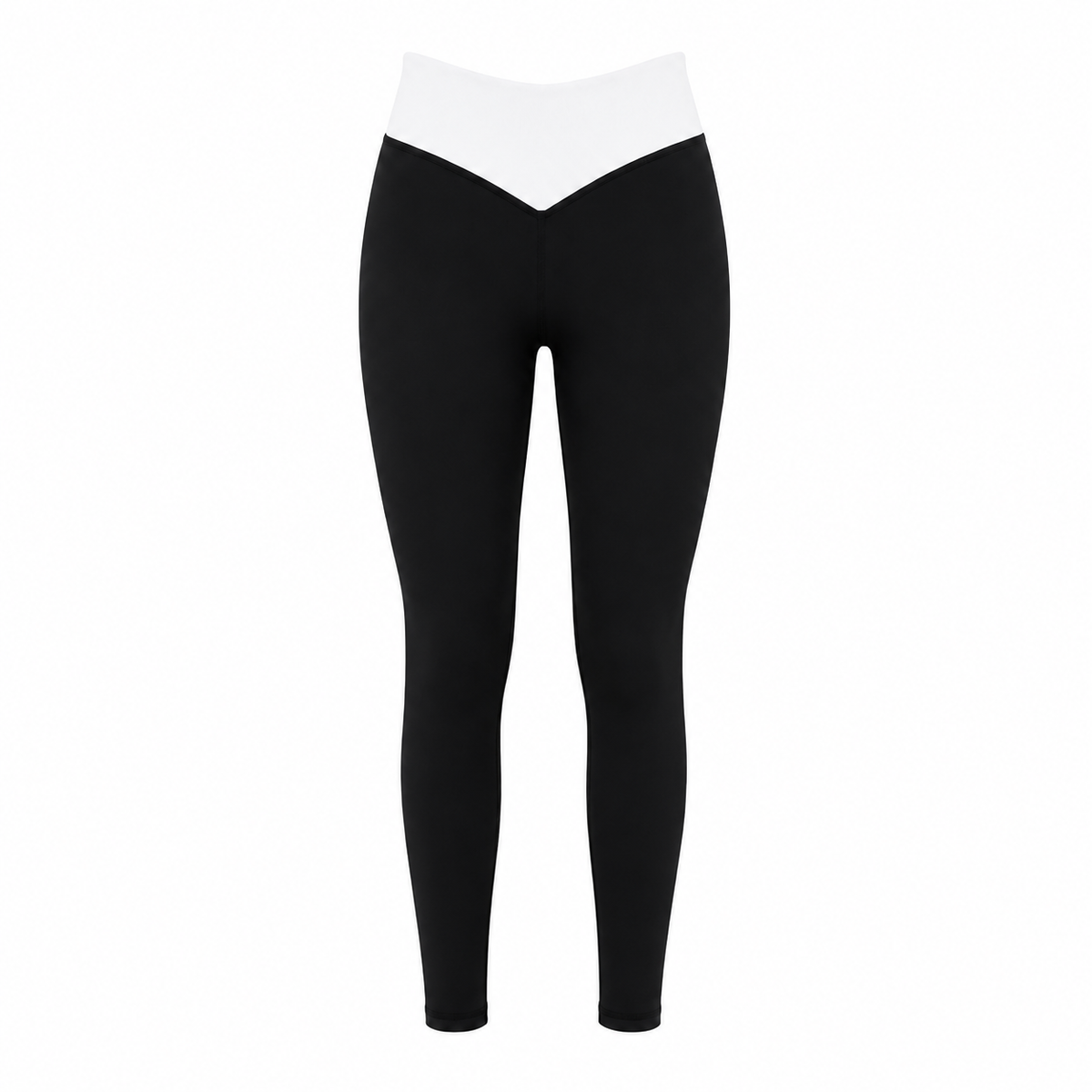 Wave Line Leggings - Black