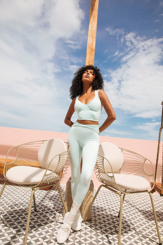 Ethereal Legging Mint Blue