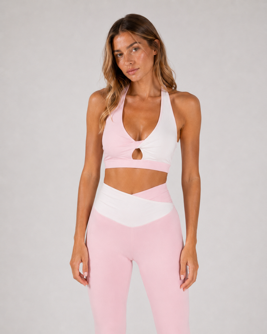 Swirl Top - Blush/Cream