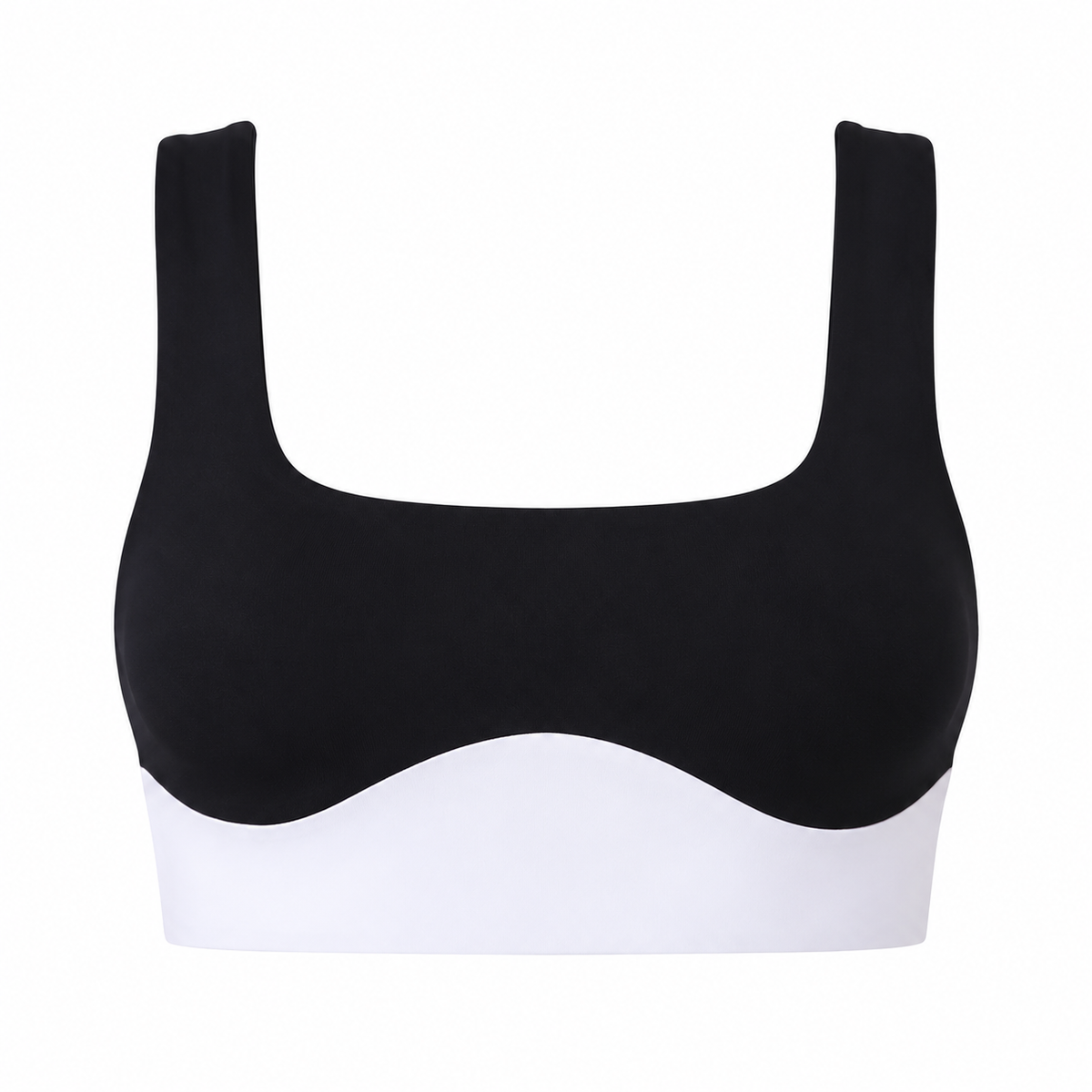 Wave Line Top - Black