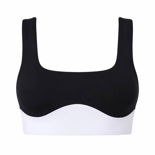 Wave Line Top - Black