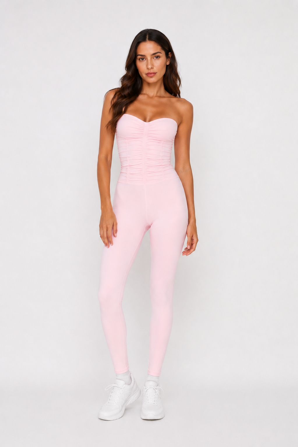 Chantilly Unitard - Blush