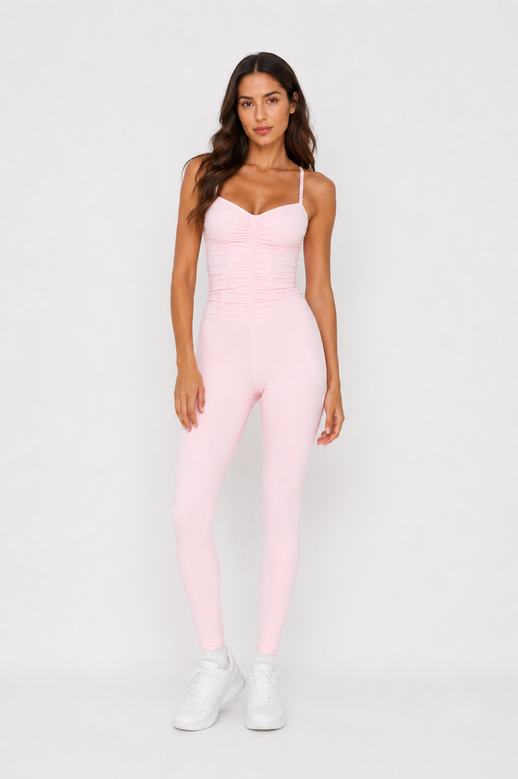 Chantilly Unitard - Blush