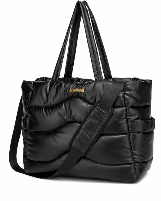 Puff Wavy Bag Black