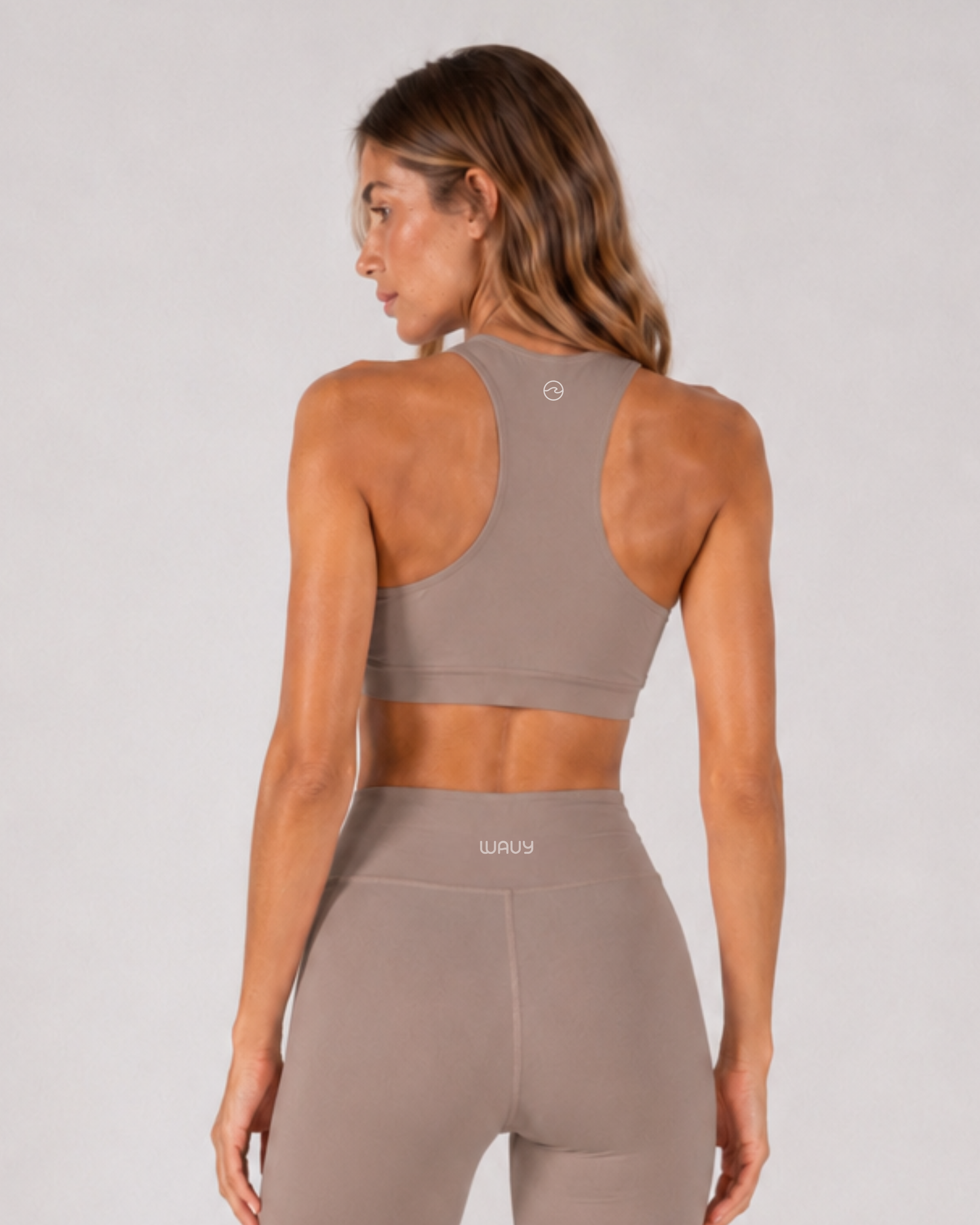 Swirl Top - Hazelnut/Cream