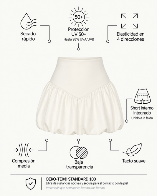 Marshmallow Skirt - Cream
