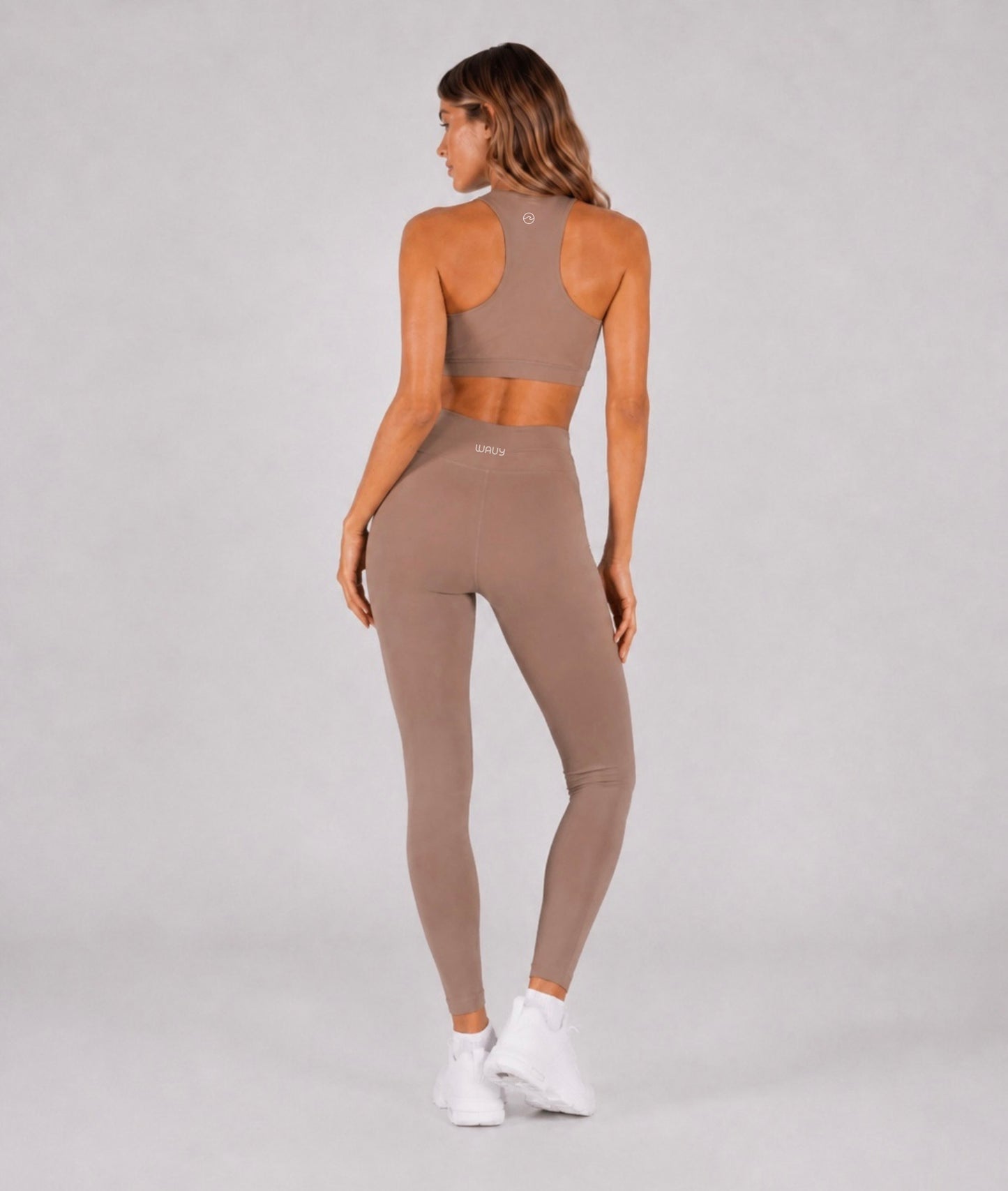 Swirl Legging Set - Hazelnut/Blush