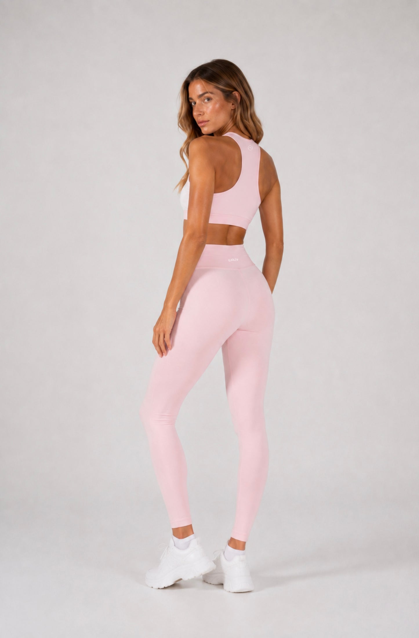 Swirl Legging - Blush/Cream