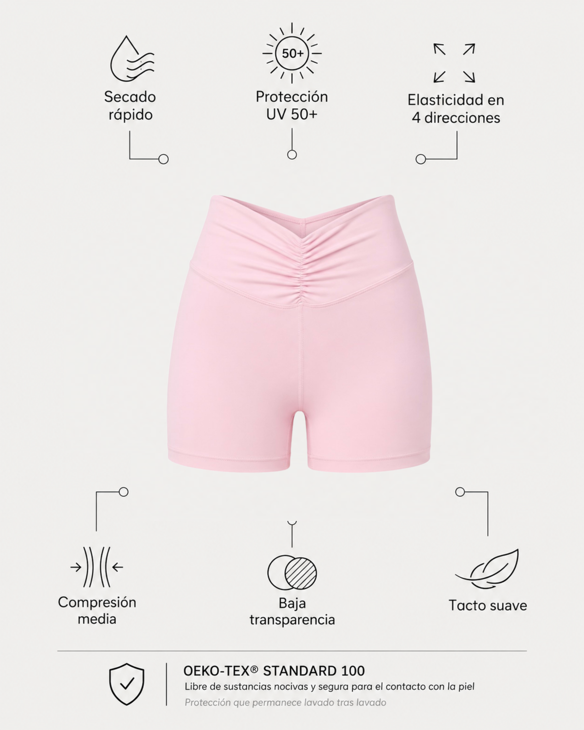 Melted Short - Blush