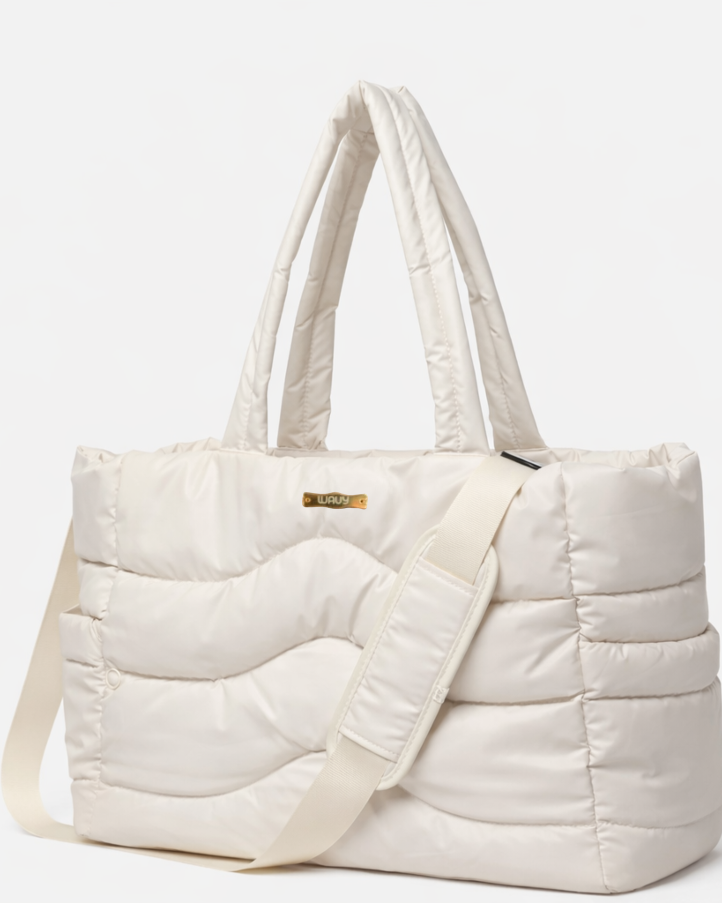 Puff Wavy Bag Pearl