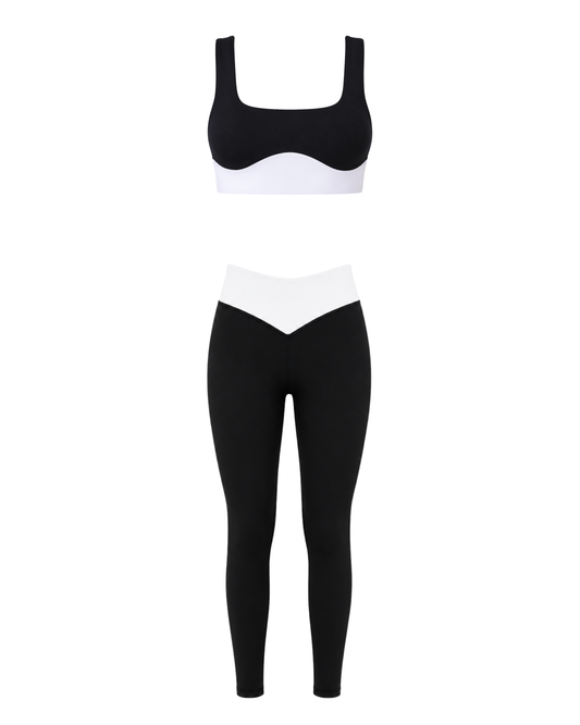 Wave Line Set - Black & White