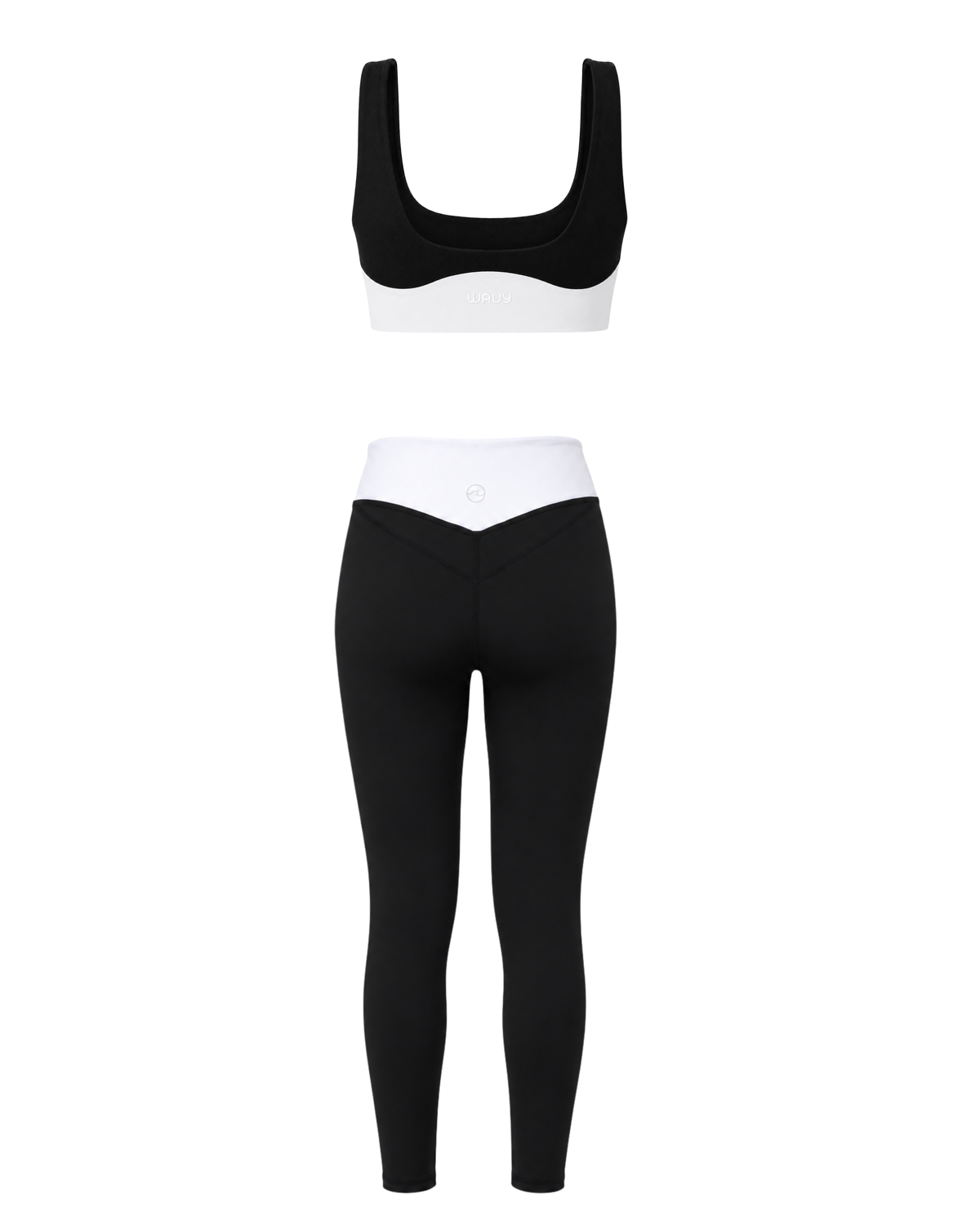 Wave Line Set - Black & White