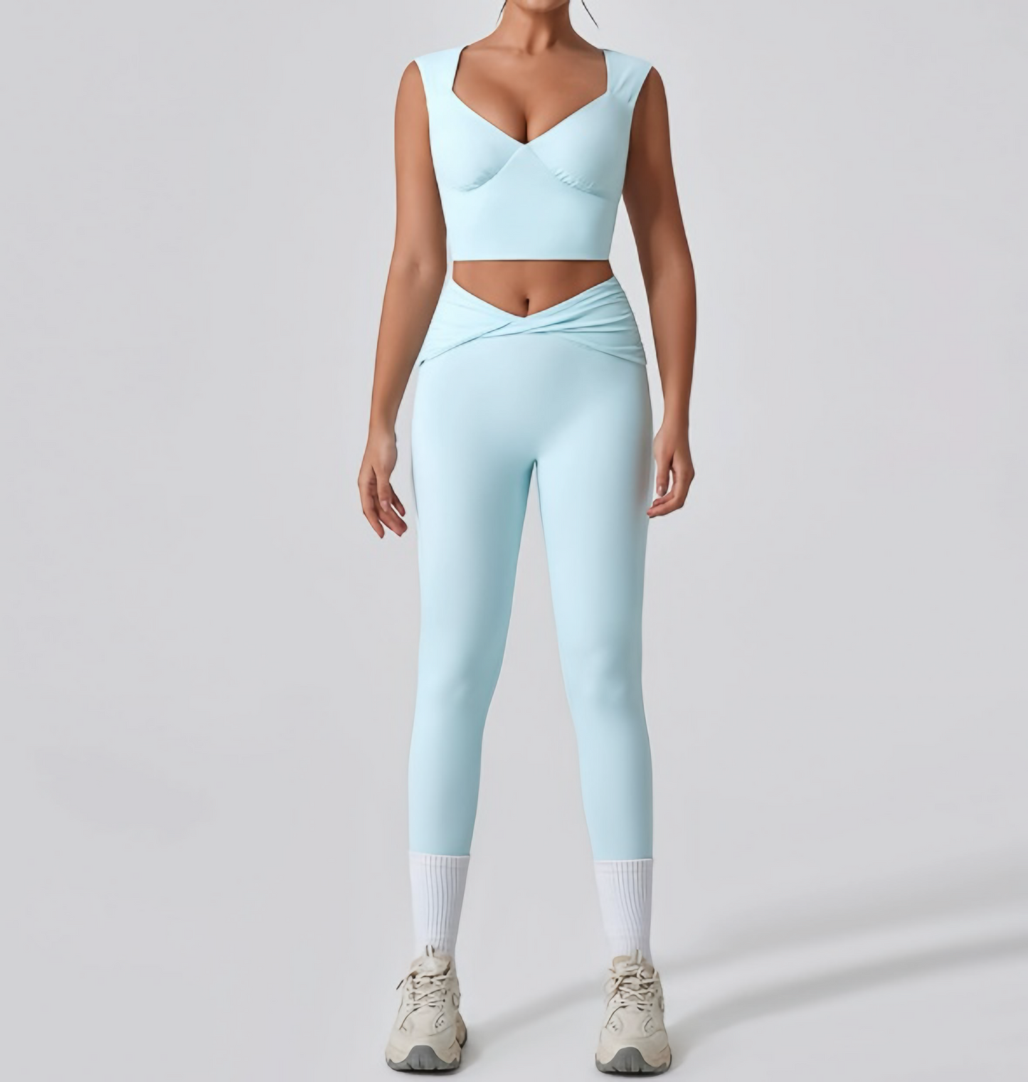 Ethereal Legging Set Mint Blue