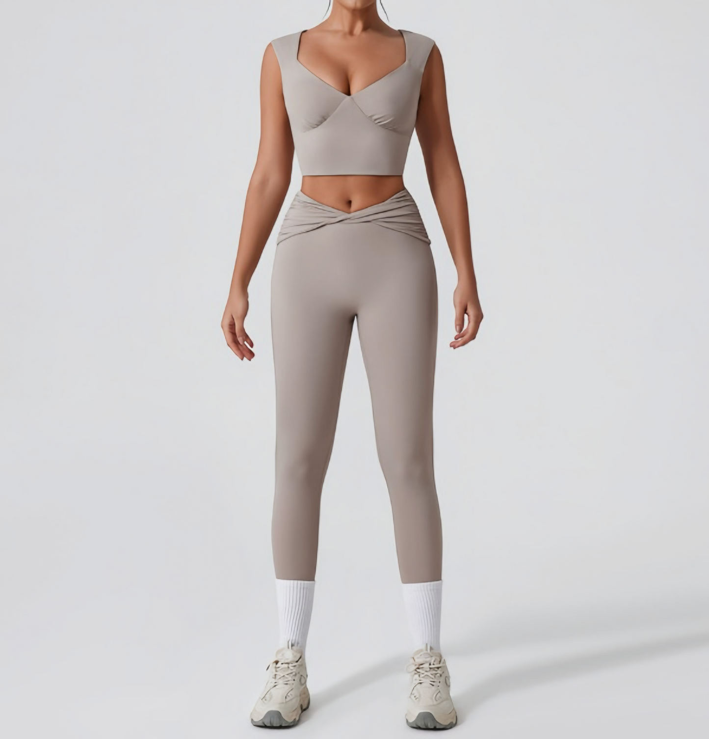 Ethereal Legging Set Taupe Neutral