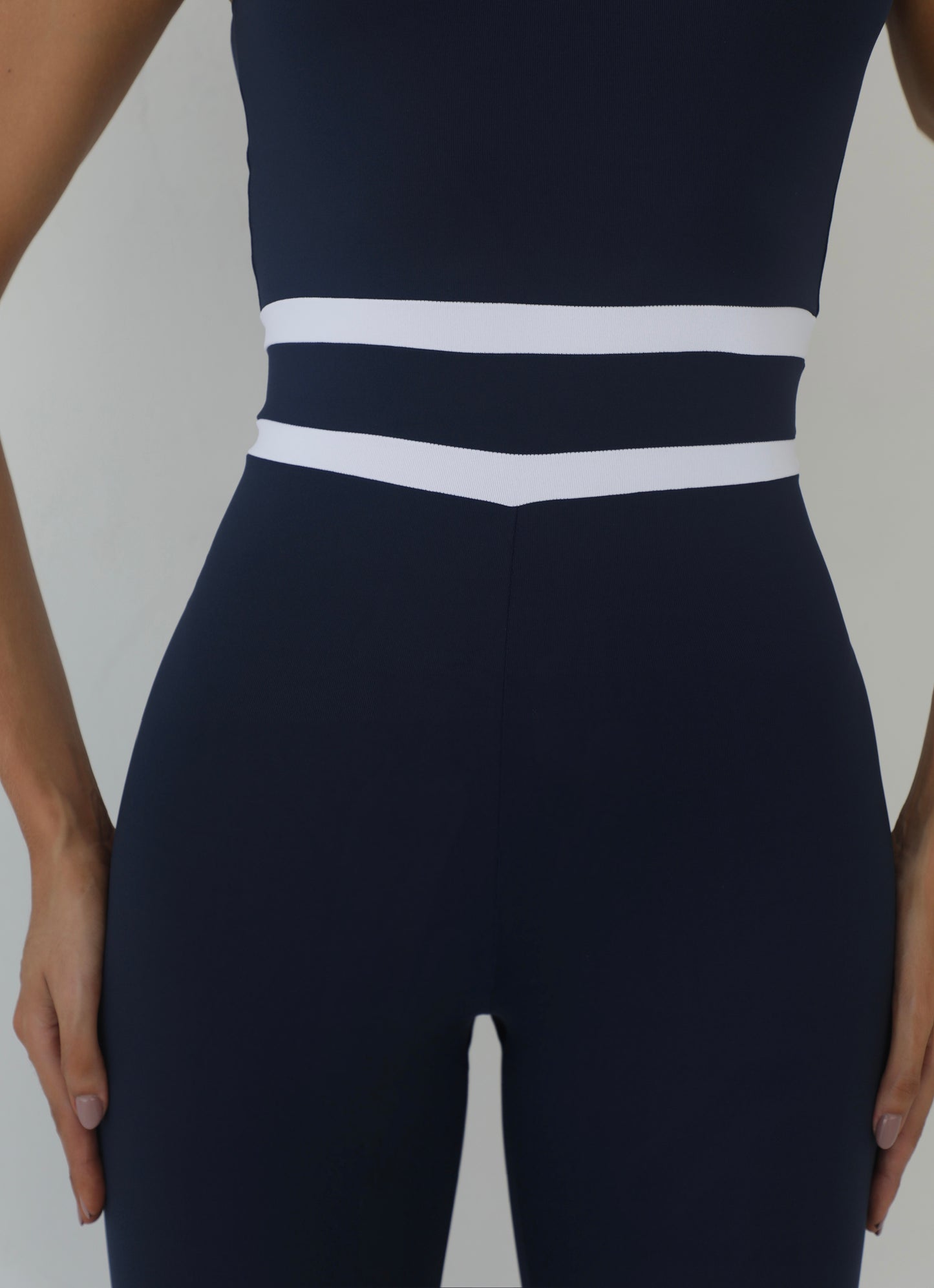 Fluid Horizon Unitard Navy Blue