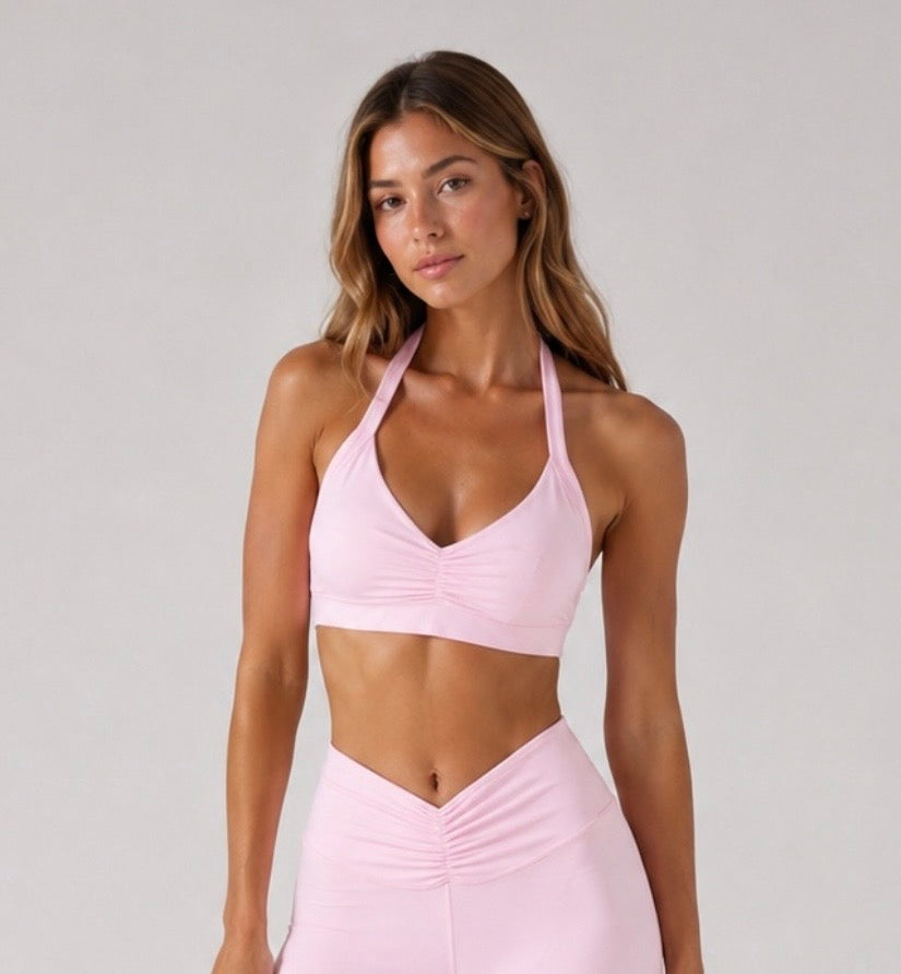 Melted Halter Top - Blush