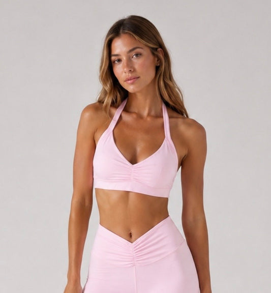Melted Halter Top - Blush