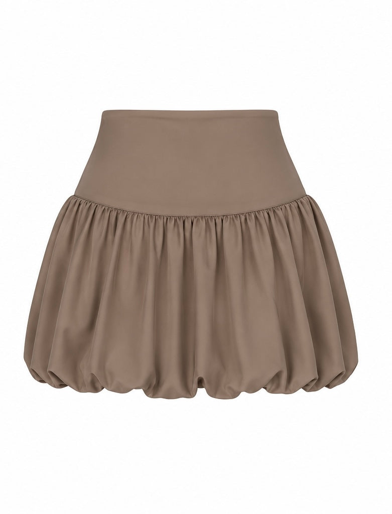 Marshmallow Skirt Set - Hazelnut
