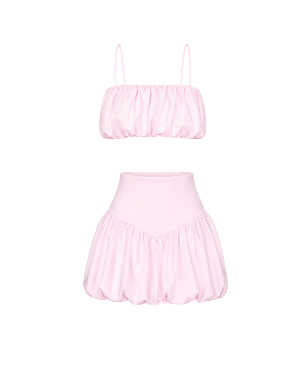 Marshmallow Skirt Set - Blush
