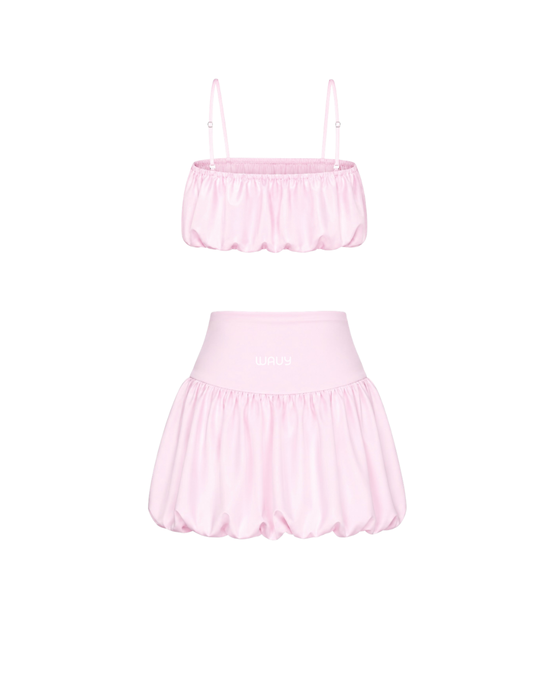 Marshmallow Skirt Set - Blush
