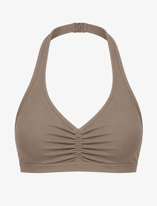 Melted Halter Top - Hazelnut