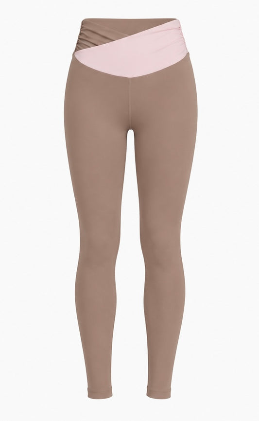 Swirl Legging - Hazelnut/Blush