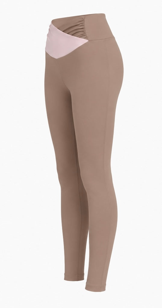 Swirl Legging - Hazelnut/Blush