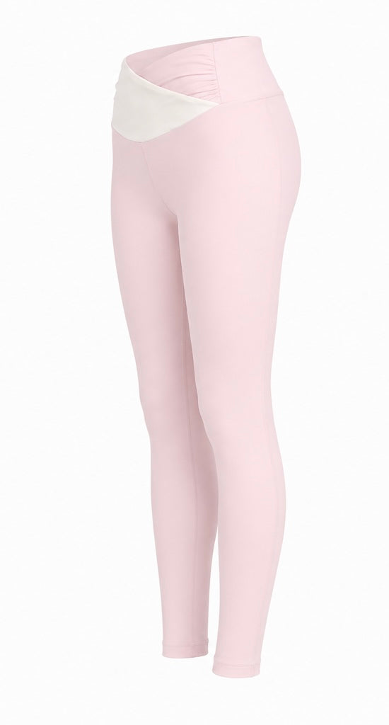 Swirl Legging - Blush/Cream