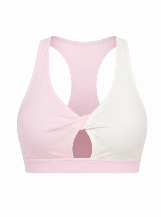 Swirl Top - Blush/Cream