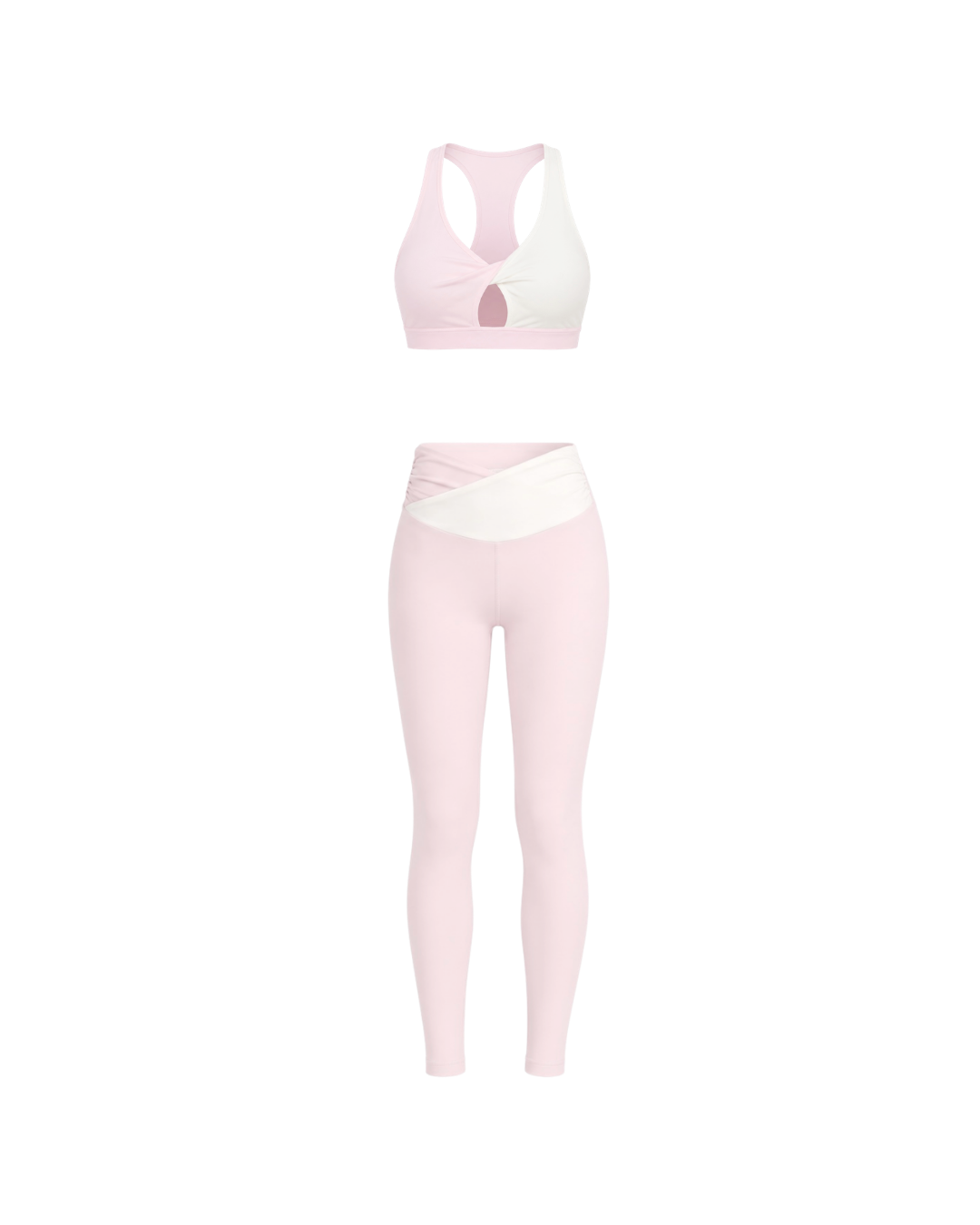 Swirl Legging Set - Blush/Cream