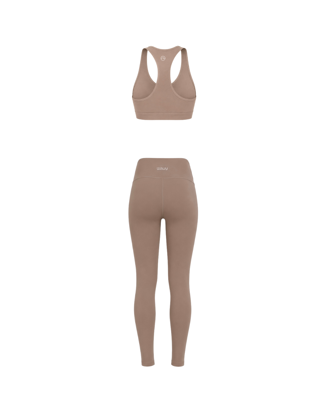 Swirl Legging Set - Hazelnut/Cream