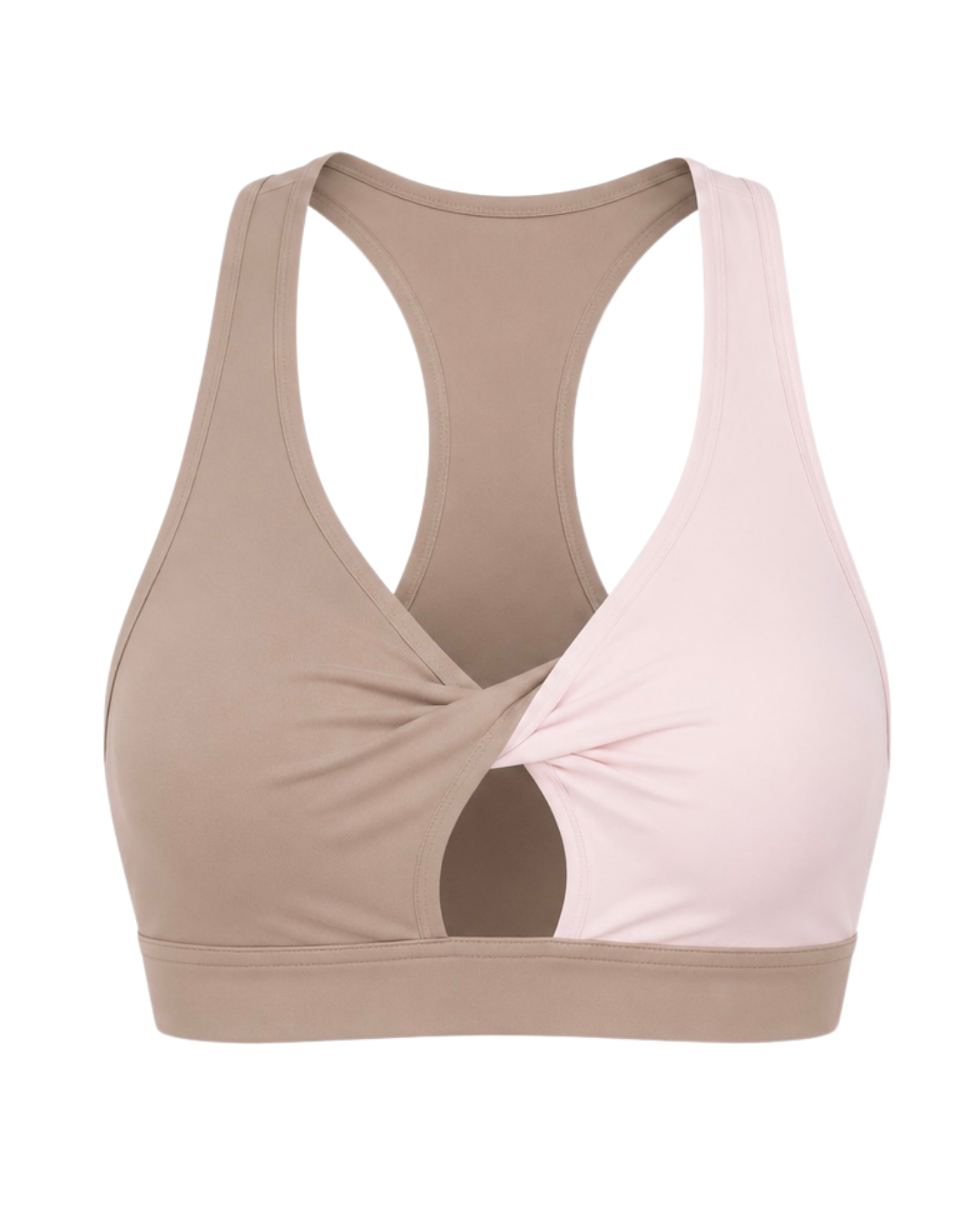Swirl Top - Hazelnut/Blush